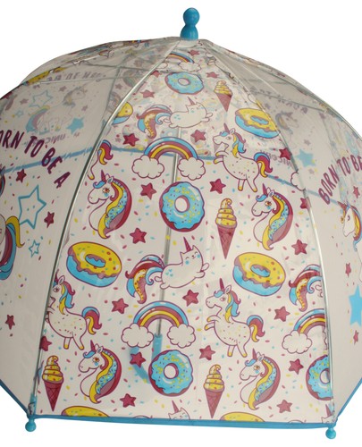 Atino Childrens Clear Umbrella with Fun Designs - Picture 47 of 48