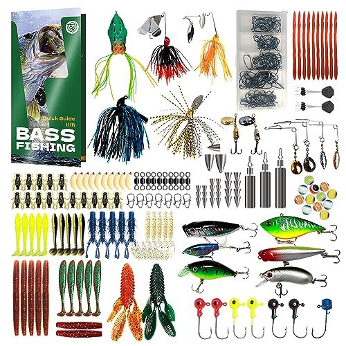 322-Piece Fishing Lures Kit - Buzz Bait/Spinner A-322pcs