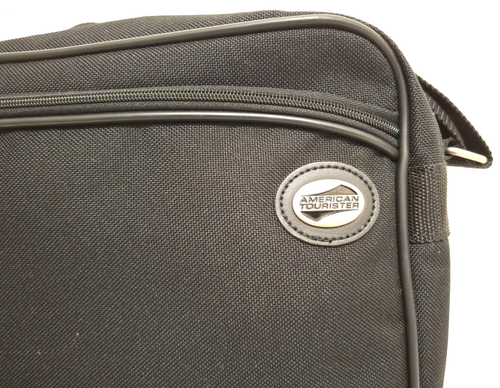 Borsa da viaggio vintage anni 90 originale American Tourister bagaglio a mano con tracolla - Foto 3 di 6