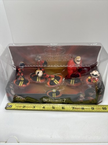 2018 Disney Pixar Incredibles 2 Family Figurine Pack Action Figure Sealed Read - Picture 13 of 15