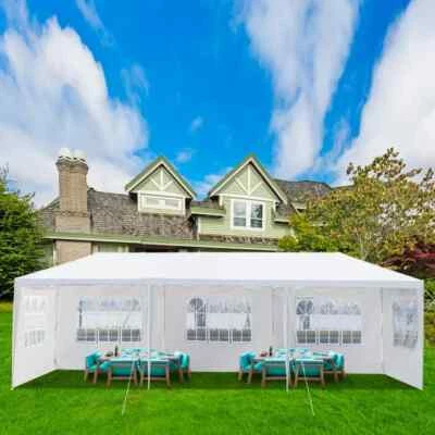 10'x30' Canopy Party Wedding Tent Outdoor Gazebo Pavilion Heavy Duty/Spiral Tube