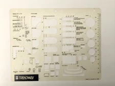 TRENDWAY Architectural Drafting Template Interior Design Desks Tables