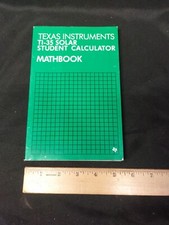 Student Calculator Math Book Texas Instruments Learning Center Staf TI 35II 1980