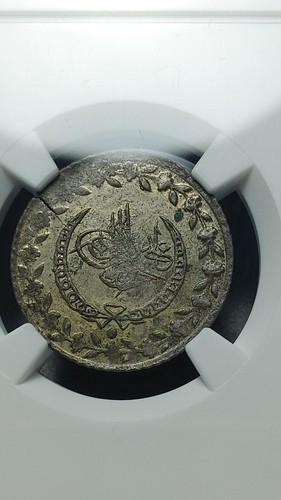 (1833) AH1223 Year 26 Turkey 20 Para NGC MS63 2379 - Picture 3 of 4
