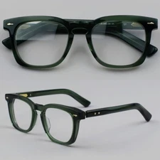 Acetate Thick Vintage Eyeglass Frames Hand Made Square Men Glasses Frames Unisex