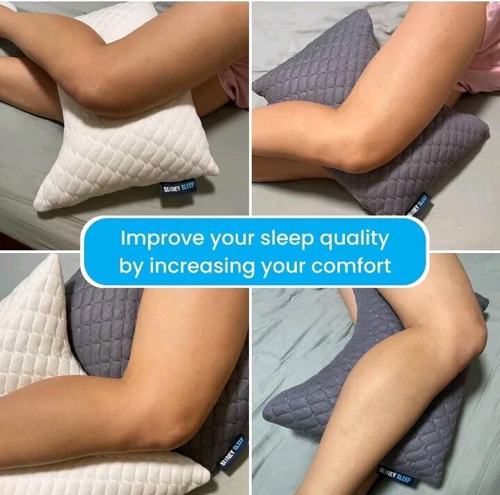 Set of 2 Mini Travel Size Neck Pillows - Knee Pillow - Back Lumbar Support - ...