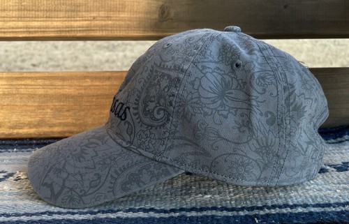 ✅NEW! Arkansas Embroidered Blue Floral Denim Hat Cap ONE SIZE Adjustable Strap - Picture 8 of 11