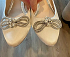 Be Mine by ASOS embellished Satin finish Bridal Flats Ivory — photo 4