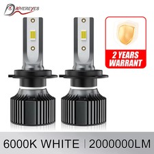 H4 H7 Car LED Headlight H1 H8 H11 LED Lights 6000K 2000000LM Turbo Fog Light 12V