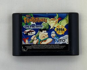 THE FLINTSTONES COMPLET SEGA MEGADRIVE PAL EURO (FR) CIB OVP jeu - Très