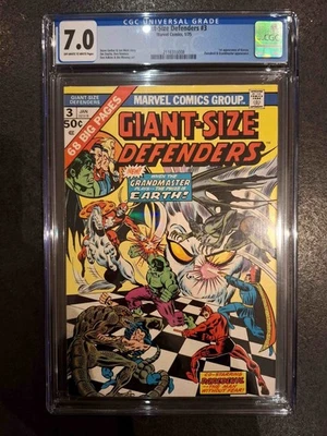 Giant-Size Defenders #3 (1975 Marvel) CGC 7.0 – 1st Korvac – Bronze Age Key - Bild 1 von 2