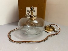 Nkuku Otoro Small Round Recycled Clear Glass Pendant RRP �175.00