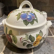 PORTMEIRION POMONA ENGLAND COVERED CASSEROLE 2.5 QT