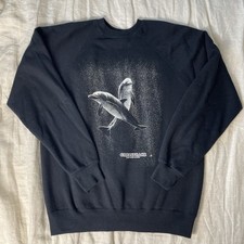 Vintage 1979 Greenpeace Nature Crewneck Sweatshirt 70s Environmentalism XL