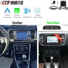 9" Für VW Beetle 2011-2019 Android 15 Carplay Autoradio 2+64GB GPS Navi + Kamera