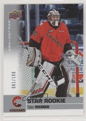 2019-20 Upper Deck CHL Star Rookie SP Exclusives 81/100 Tyler Brennan #382 h8y