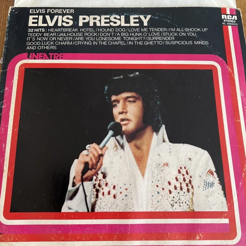 Elvis Presley Elvis Forever Vinyl Double Album (2 Records) Vintage 32 Hits