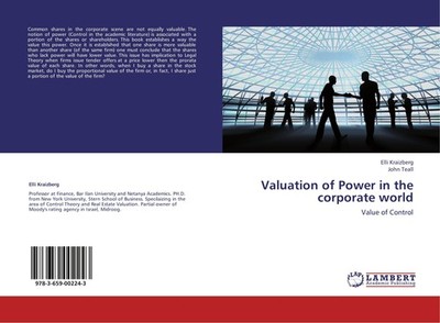 Valuation of Power in the corporate world Elli Kraizberg