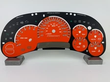 US Speedo Orange Silverado/Sierra Gauge Face for Clusters 06-07 classic 1500 Gas