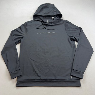 Rhone x Super Coffee Collab Essentials Performance Hoodie Black Men's Small EUC