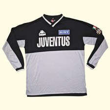 Juventus 1995 1996 Kappa Training Vintage Football Shirt Size XL Del Piero Sony