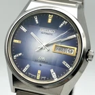 Vintage SEIKO LM 5606-7310 Automatic Day/Date Blue Gradient Dial Mens