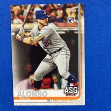 Pete Alonso 2019 Topps Update Series Rookie Card #47 MLB New York Mets