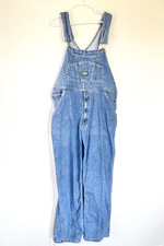 Vintage 90s OshKosh B Gosh Denim Overalls Mens 40x30.5 Bib GorpCore Costume USA