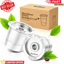 2 Pack K Cup Reusable Coffee Pods for Keurig: Stainless Steel Refillable K Cup -