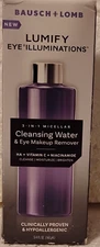 Bausch Lomb Lumify Cleansing Water & Eye Makeup Remover. 5.4 Fl Oz