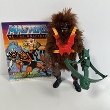 Product Image: Vintage Mattel MOTU Dark Face Grizzlor Complete 1985 Action Figure RARE Variant