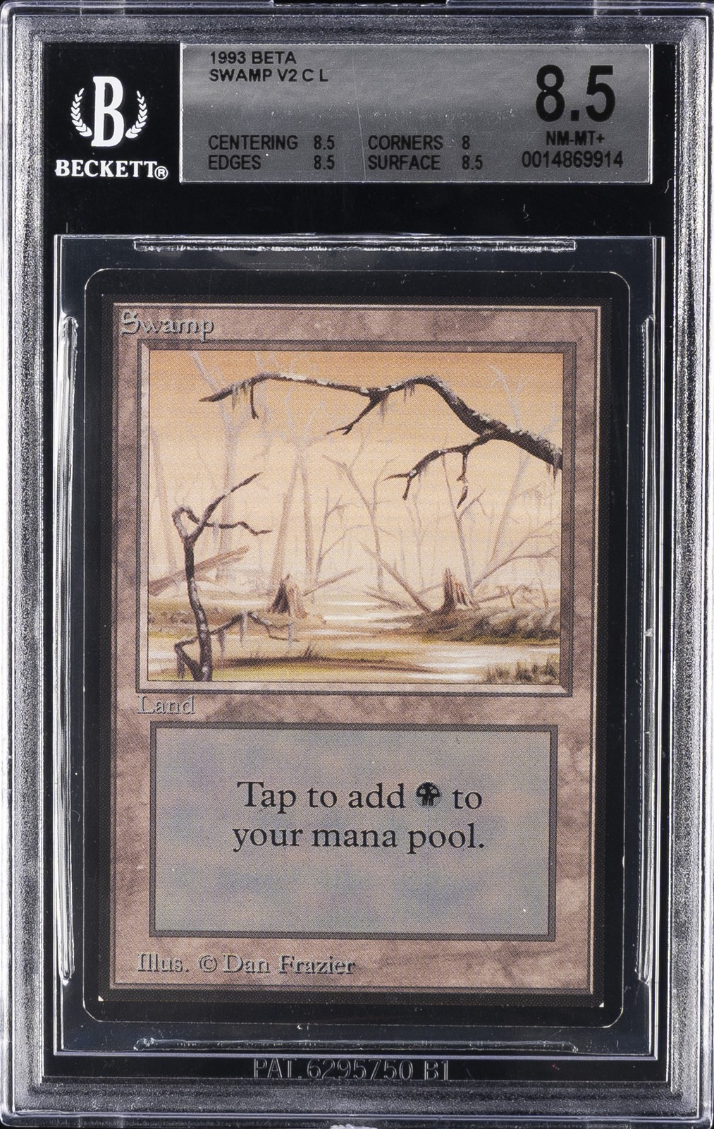 1993 BETA #C L SWAMP V2 BGS 8.5