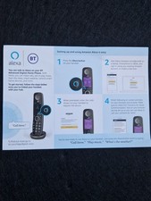BT Advanced Digital Home Phone With Alexa Built In - New in Box 
