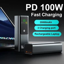 PD100W DIY Battery Charger Case Fast Charging for 4PCS 21700 Polymer 20000mA Bat