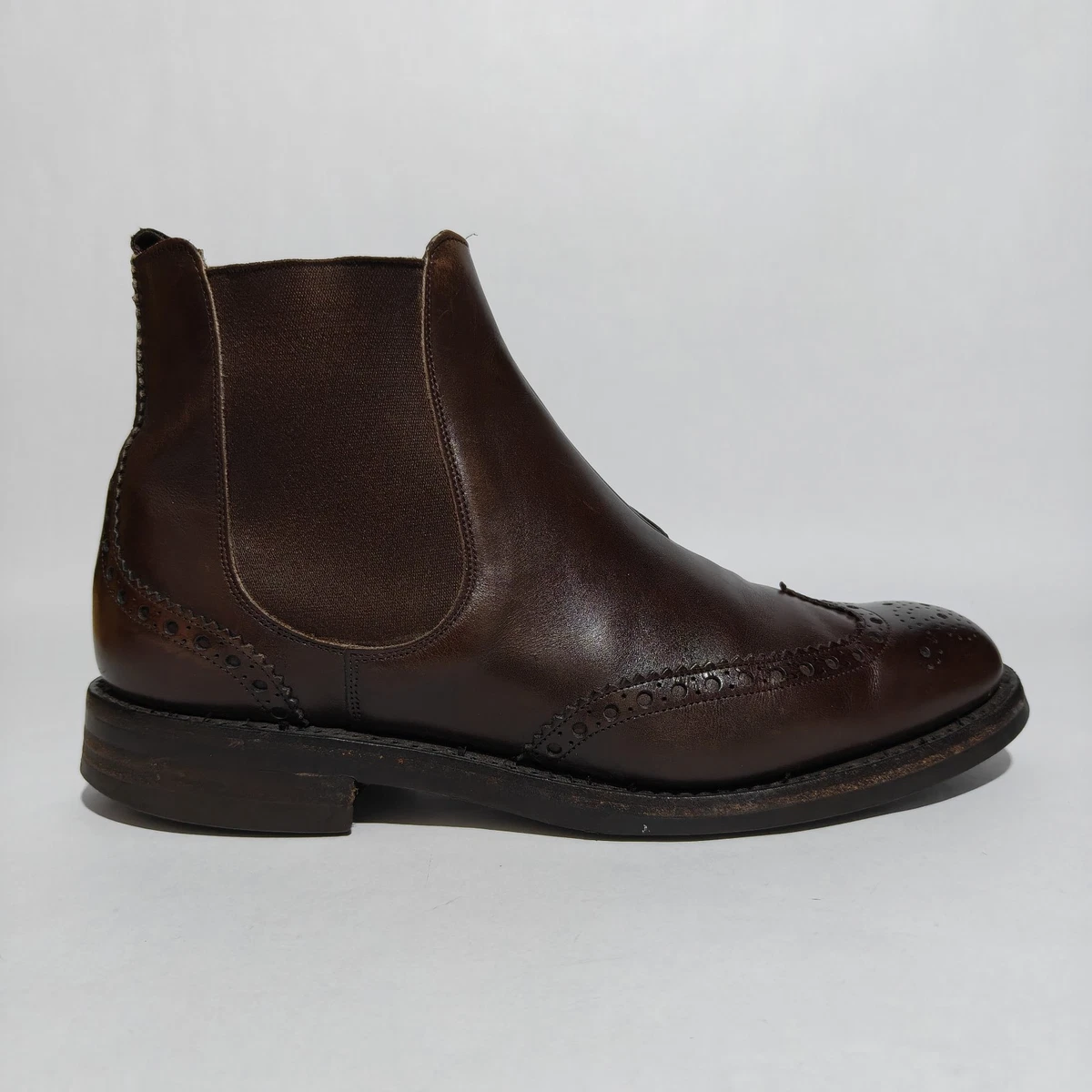 Bottes Church's Chukka En Cuir - Taille 44,5 (UK 10,5), Largeur G, Marron, Occasion Très Bon état