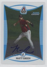 2008 Bowman Chrome Prospects Prospect Auto Matt Green #BCP266 Auto 2k3