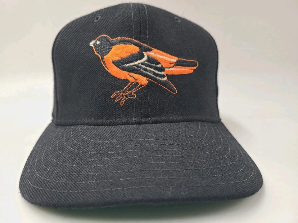 Vintage Baltimore Orioles New Era 59Fifty Pro Model Fitted 6 7/8 Hat Cap Wool - Image 2 of 4