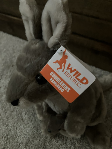 WILD REPUBLIC CUDDLEKINS PLUSH KANGAROO & JOEY NEW WITH TAGS