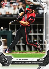 Tristan Peters RC Hits Cycle 2026 MLB Topps N...
