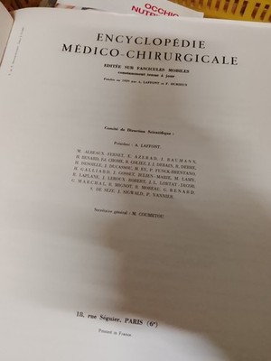 Encyclopedie Medico Chirurgicale1/2/3/4/5/6 Laffont/Paris 