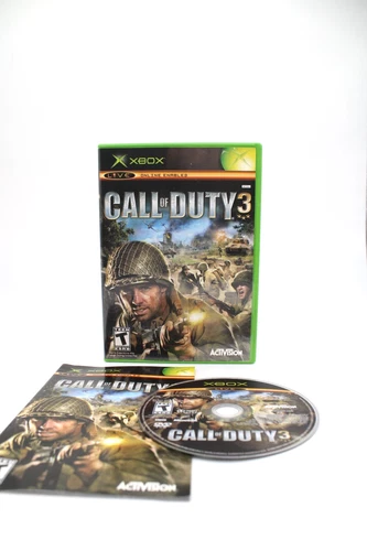 Refurbished Original Xbox Call of Duty 3 Complete CIB Excellent Mint Clean BL
