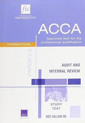Audit and Internal Review International Stream: No. 2.6 (ACCA... - VERSCHIEDENE