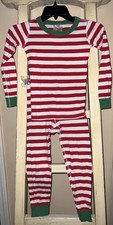 HANNA ANDERSSON LONG JOHNS PAJAMAS HANNA RED WHITE 110 5 Christmas