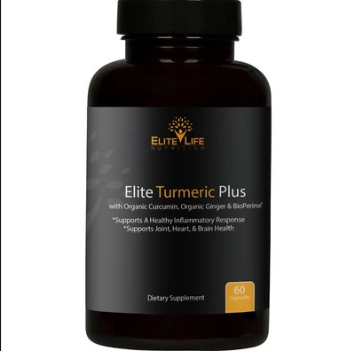 Elite Turmeric Plus - 1700mg with Ginger & BioPerine for Joint & Immune Support