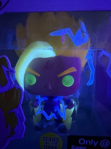 Dragon Ball Z Super Saiyan 2 Gohan #518 GameStop GITD BOX BENT CREASED Read