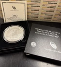 2013 America The Beautiful FORT McHENRY NATIONAL 5 Oz Silver Bullion W/COA