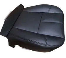 Bottom Seat Cover Black Leather Driver Passenger Chevy Silverado Avalanche 07-14