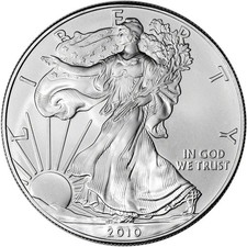 2010 American Silver Eagle 1 oz $1 - BU 78.27 per troy oz