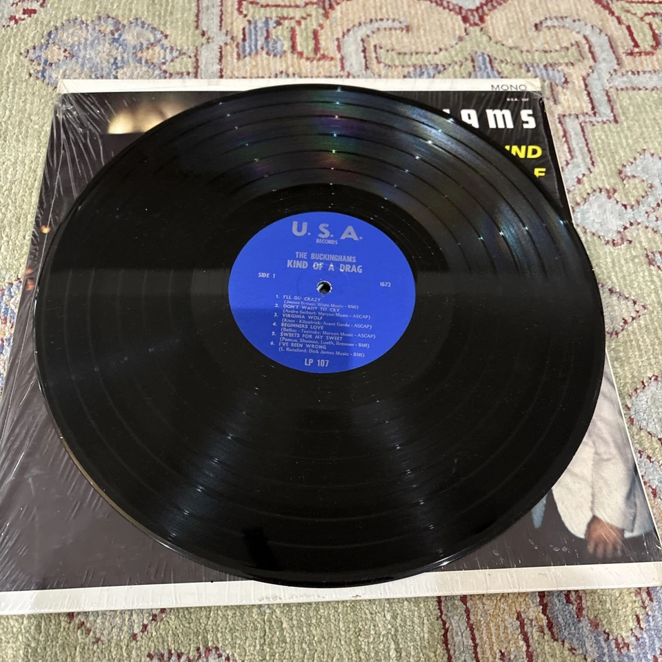 THE BUCKINGHAMS KIND OF A DRAG MONO 1966 LP VINYL ALBUM  EX/EX   - Imagem 4 de 4