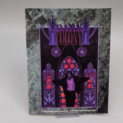 Vintage 1993 Dark Colony White Wolf Vampire Masquerade RPG Sourcebook PB USA